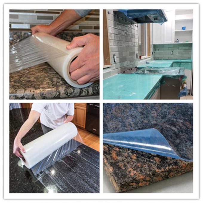 50 Micron 600 Foot Marble Countertop Protection Film Stone Protective Film