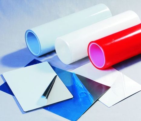 Temporary LLDPE 0.06mm Sheet Metal Protective Film For Aluminum Sheet