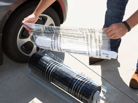 Printed Self Adhesive 48'' 4 Mil Auto Carpet Protection Film