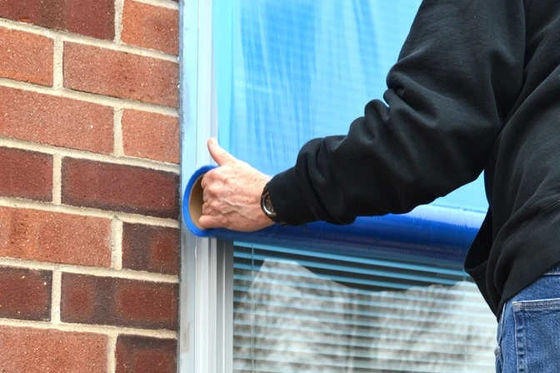 Window Shield Protector 600mm*50m Temporary Glass Surface Protection Film Window Shields